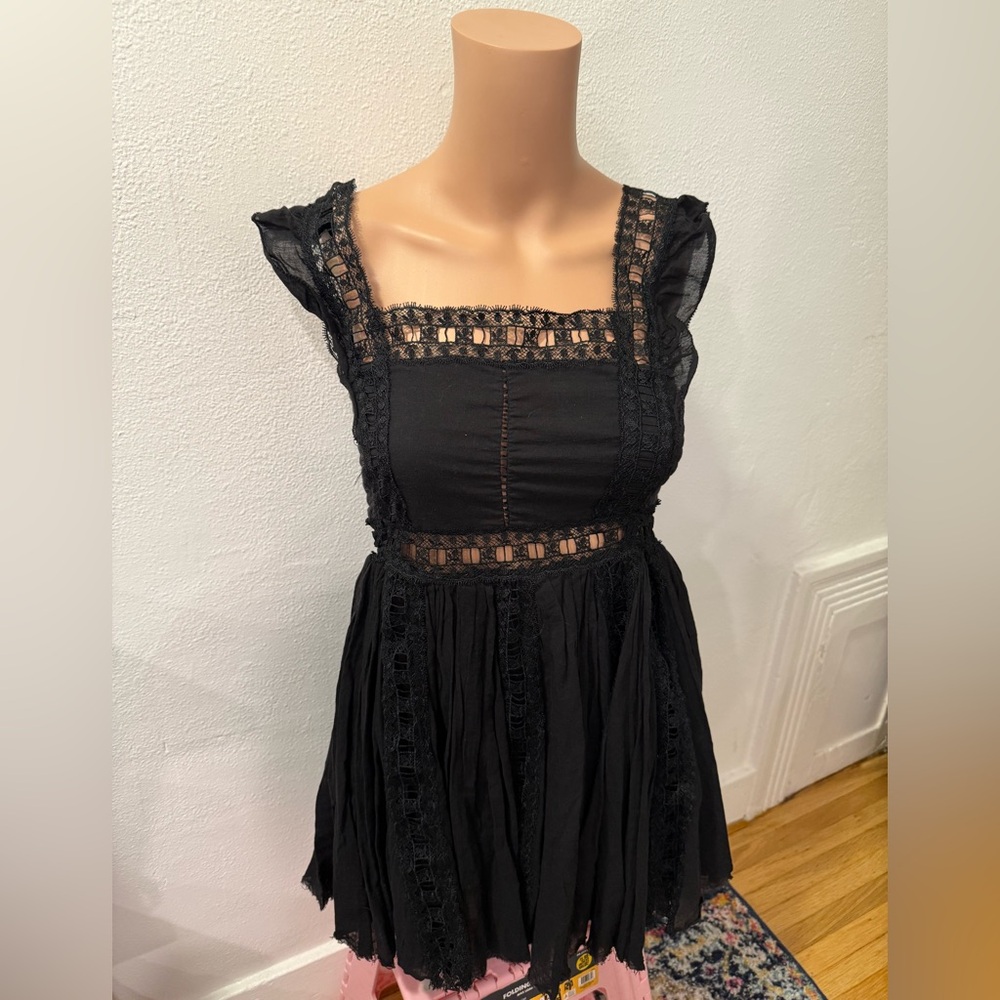 Free People Black Dress